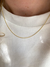 Afbeelding in Gallery-weergave laden, 1.1 mm anker lengte collier 14 karaat geel goud
