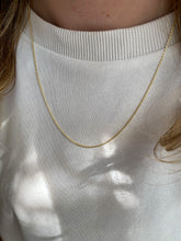 Afbeelding in Gallery-weergave laden, 1.1 mm anker lengte collier 14 karaat geel goud
