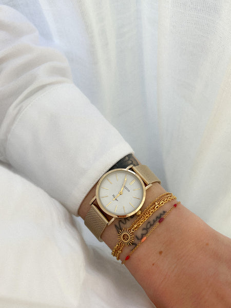 Oozoo in goudkleur new vintage | 28 mm