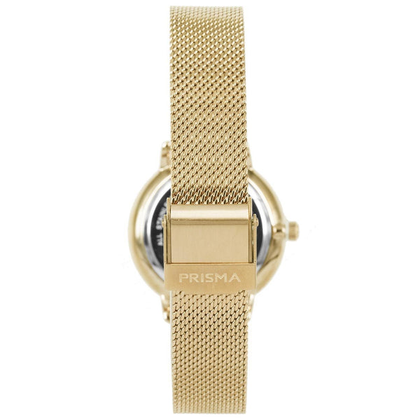 Prisma dames horloge met donkergroene wijzerplaat