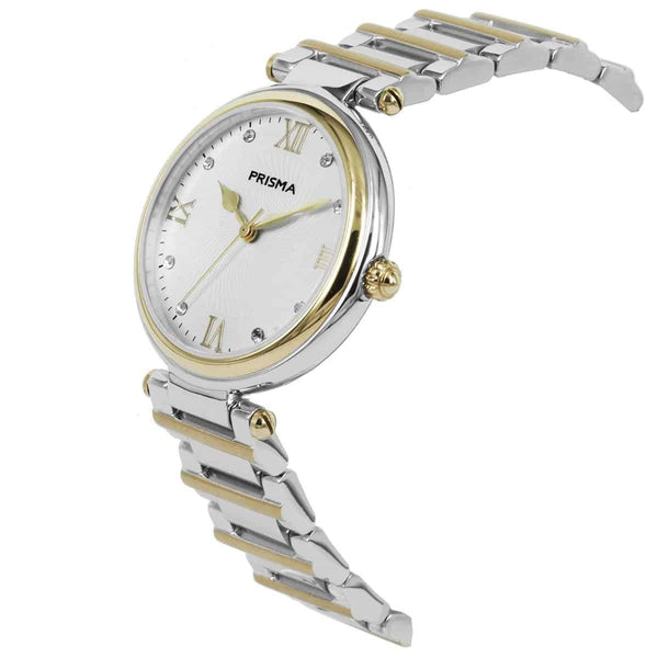 Prisma sportief bicolour dames horloge