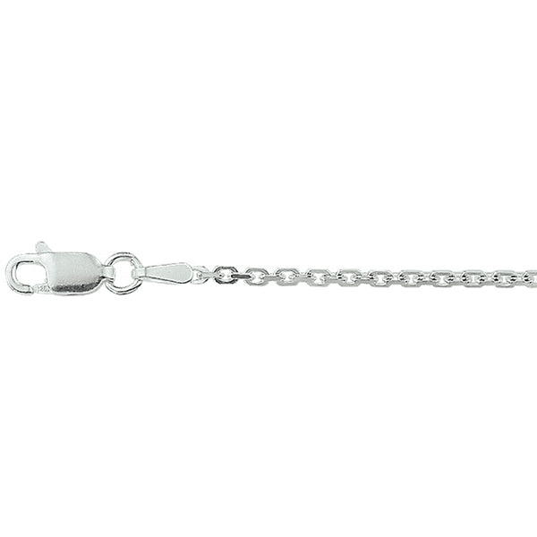 1.6 anker lengte collier | echt zilver