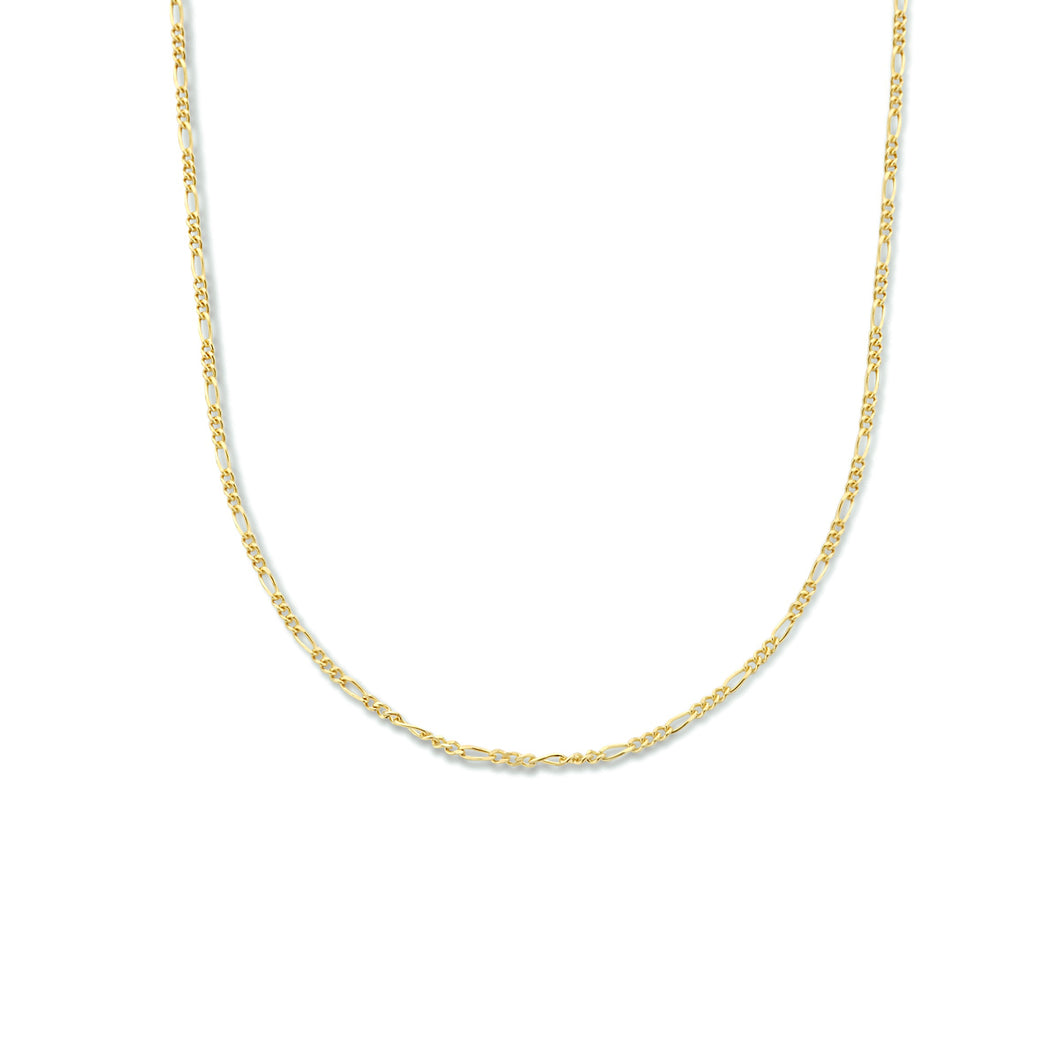 subtiele figaro chain | verguld goud