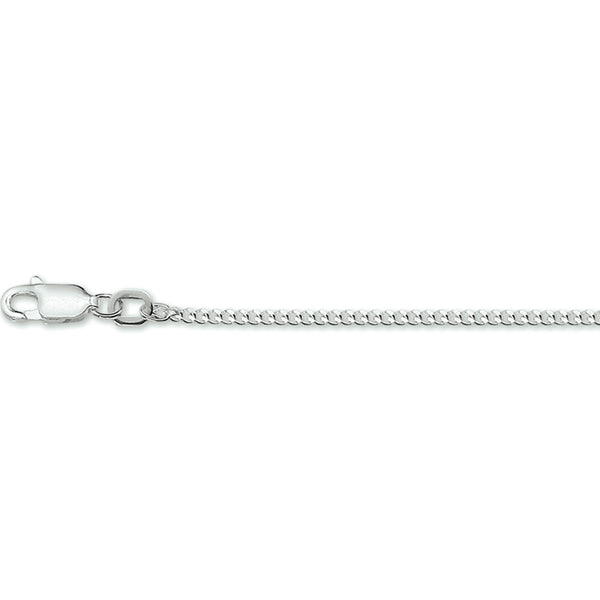 1.8 mm gourmette lengte kettinkje | echt zilver