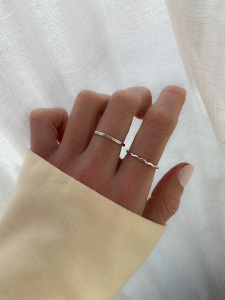 handgemaakte motief ring van echt zilver